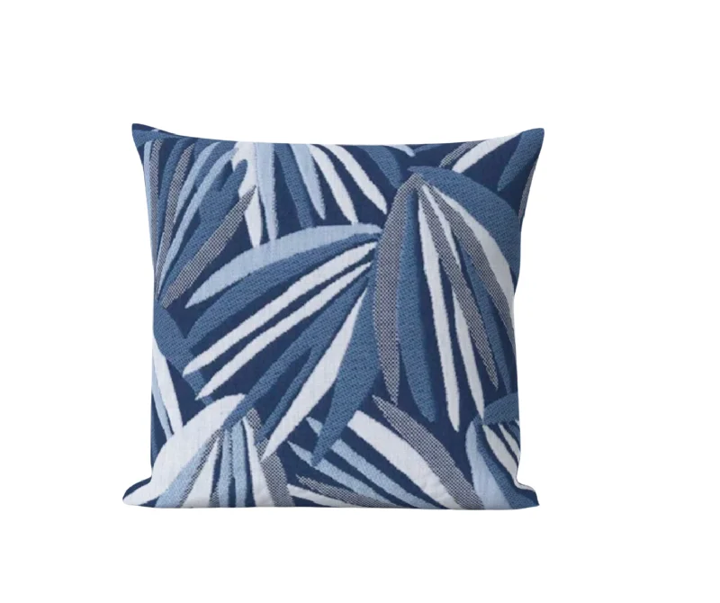 Plush Pillows for a Cozy BedPalmetto Floral Pillow Cover in Blue