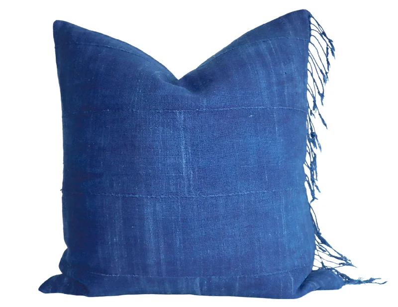 Decorative Pillows for Living Room MakeoverIndigo Striped Mudcloth Pillow Cover