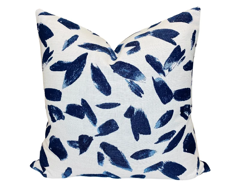 Travel Pillows for Long JourneysBreezy Pillow Cover in Lapis Blue, Indoor Outdoor