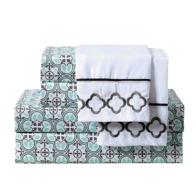 King - Size Sheet Sets with a Decorative Pillow SetAvondale Manor Grammercy 6-piece Sheet Set