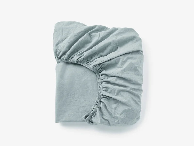 Quilted Cotton Sheets for a Warm and Inviting BedOrganic Crinkled Percale™ Fitted Sheet