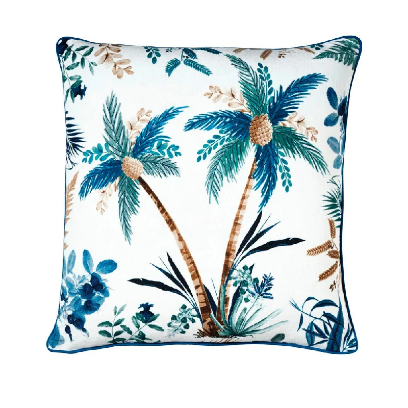 Soft and Fluffy Pillows for Bedroom ComfortPalm Beach Cushion Cover 55x55