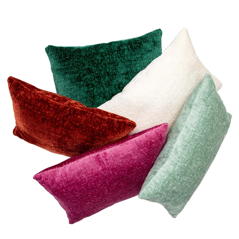 Velvet Pillows for a Touch of EleganceRiverdale Lumbar Pillow