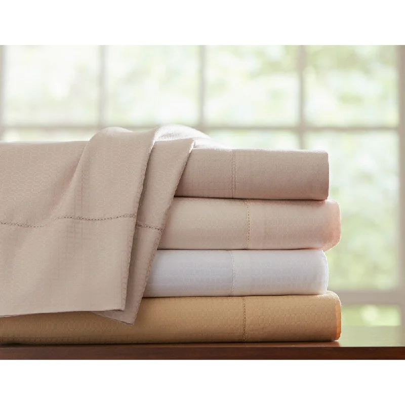 Anti - Pill Microfiber Sheets for a Smooth AppearancePointehaven Dobby Pima Cotton Sheet Set and Pillowcase Separates