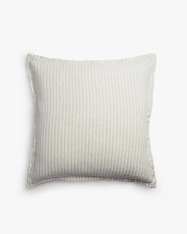 Square Pillows for Modern Home DecorStriped Linen Pillow Cover