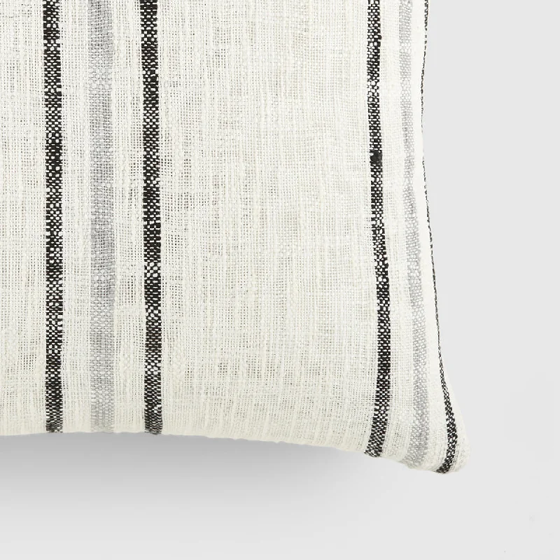 Fitted Sheets with Reinforced Corners for Long - Lasting UseYarn-Dyed Framed Stripe Decor Throw Pillow