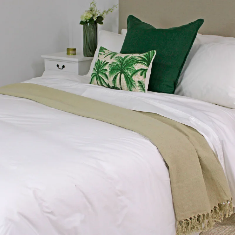 Feather Pillows for a Luxurious SleepBayview Check Quilt Cover Set