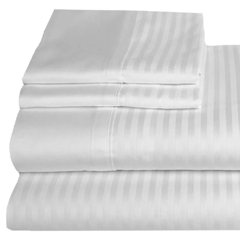 Cotton Pillows for Natural ComfortHayman Stripe Sheet Set Double