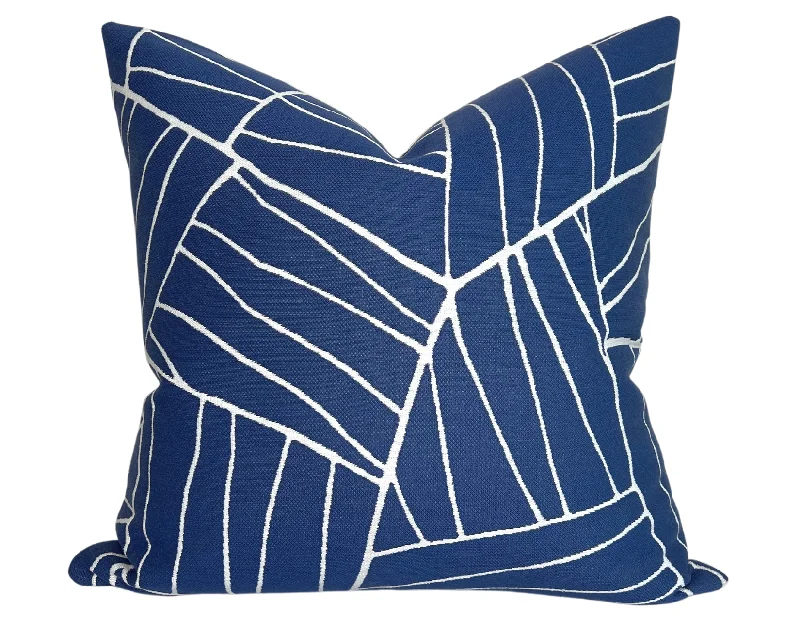 Plush Pillows for a Cozy BedThibaut Jordan Woven Pillow Cover in Royal Blue