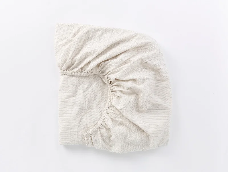 Jersey - Knit Sheets for a Comfortable and Casual BedOrganic Crinkled Percale™ Fitted Sheet