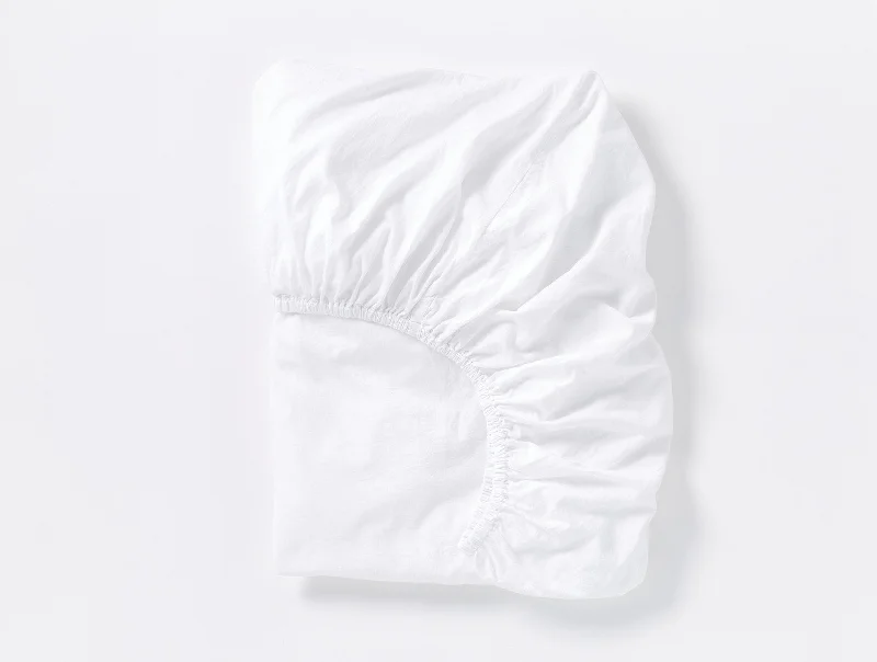 Polyester - Cotton Blend Sheets for Durability and ComfortCloud Soft Organic Sateen Fitted Sheet