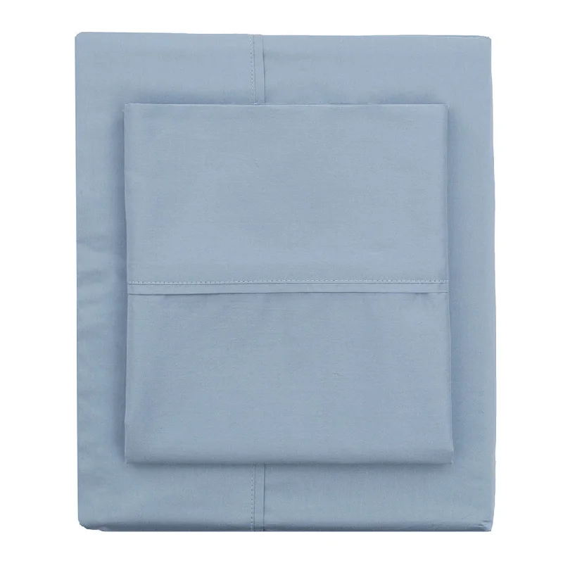 Quilted Cotton Sheets for a Warm and Inviting BedFrench Blue 400 Thread Count Sheet Set (Fitted, Flat, & Pillow Cases)