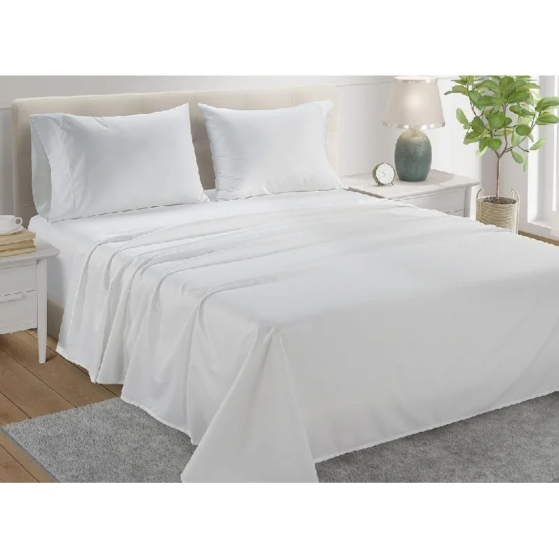 Wrinkle - Free Polyester Sheets for a Low - Maintenance BedEgyptian Cotton Sheets King Size Sheet Set, King Bed Sheets,King Sheets Chateau Home 800 Thread Count Hotel Collection Sheets