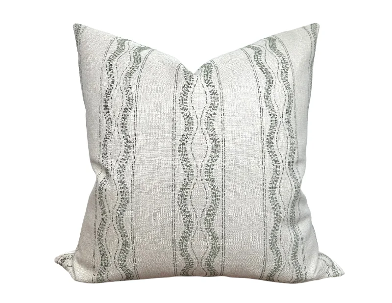 Silk Pillows for Smooth Skin and HairPeter Dunham Zanzibar Outdoor Pillow Cover in Moss, Indoor/Outdoor Pillows