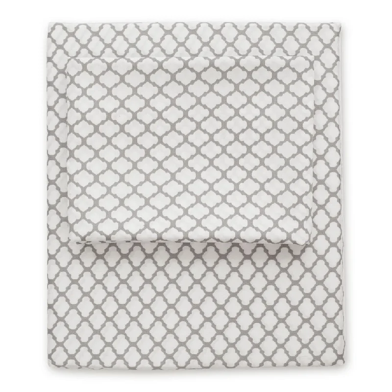 Linen - Cotton Blend Sheets for a Natural and Versatile OptionGrey Cloud Sheet Set (Fitted, Flat, & Pillow Cases)