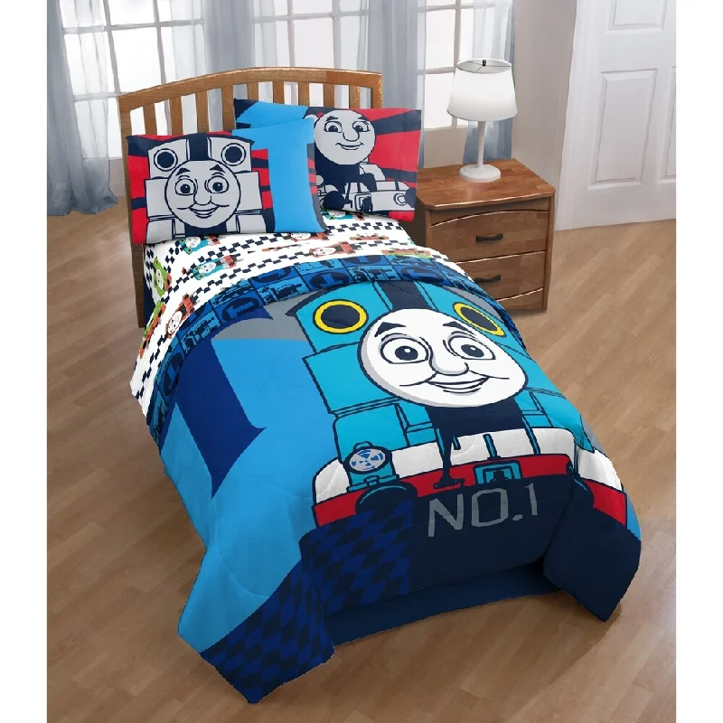 Thermal - Regulating Bamboo Sheets for All - Season ComfortMattel Thomas The Tank Engine T-Block 3 Piece Twin Sheet Set