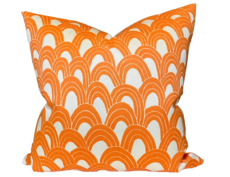 Memory Foam Pillows for Neck SupportTrina Turk Outdoor Arches Pillow Cover in Orange