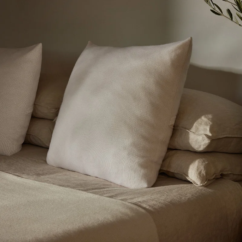 Square Pillows for Modern Home DecorCashmere Sham - White