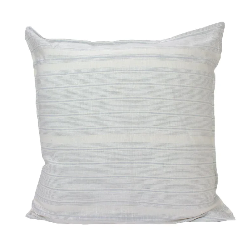 Cooling Pillows for Hot SleepersLinen Cushion Cover Blue Stripe Euro