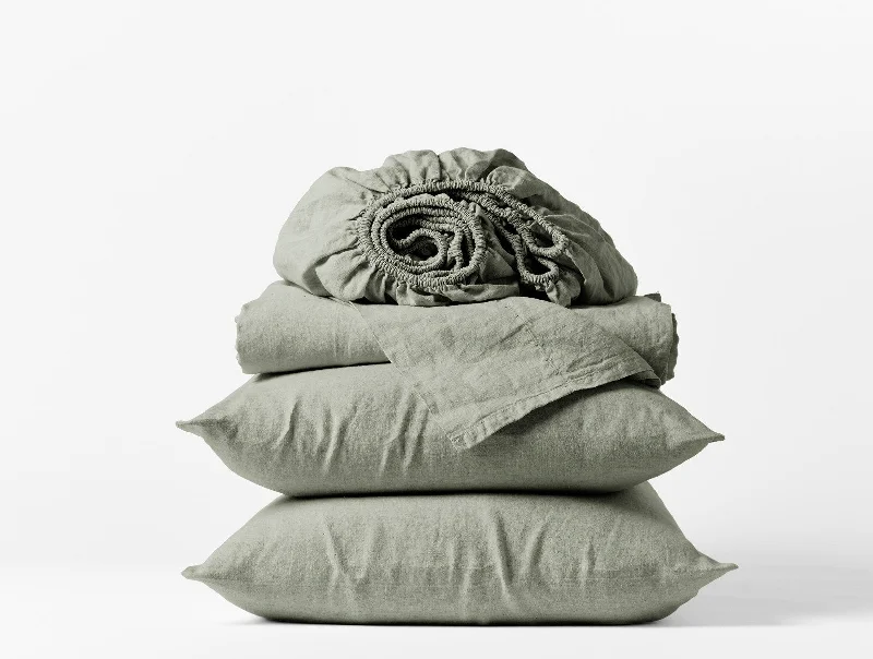 Moisture - Wicking Cotton Sheets for a Dry and Comfortable SleepOrganic Relaxed Linen Sheet Set