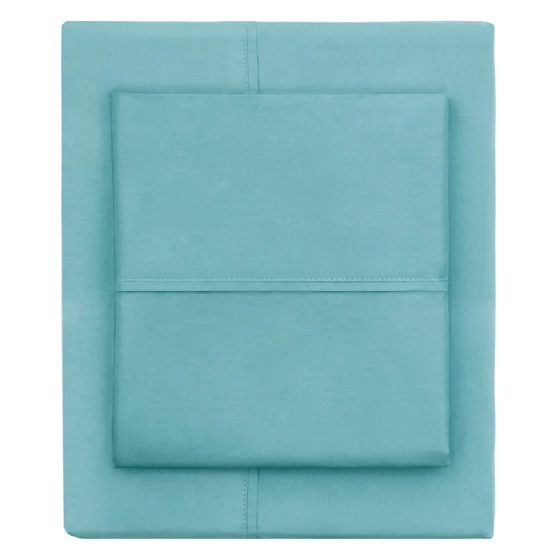 Anti - Pill Microfiber Sheets for a Smooth AppearanceTurquoise 400 Thread Count Sheet Set (Fitted, Flat, & Pillow Cases)