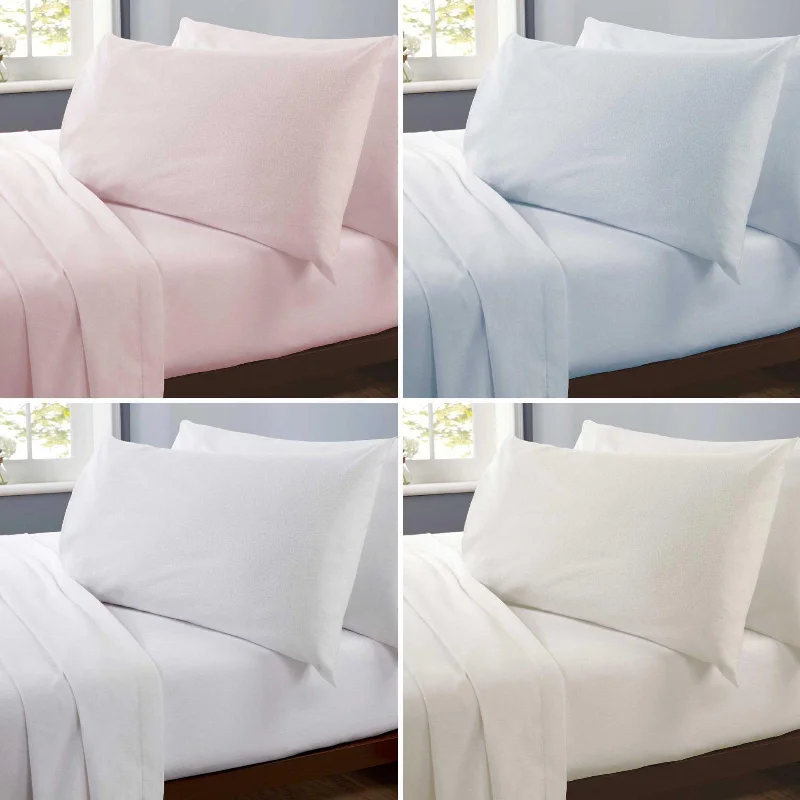 Fitted Sheets with Reinforced Corners for Long - Lasting UseSo Soft Microfibre Sheet Set