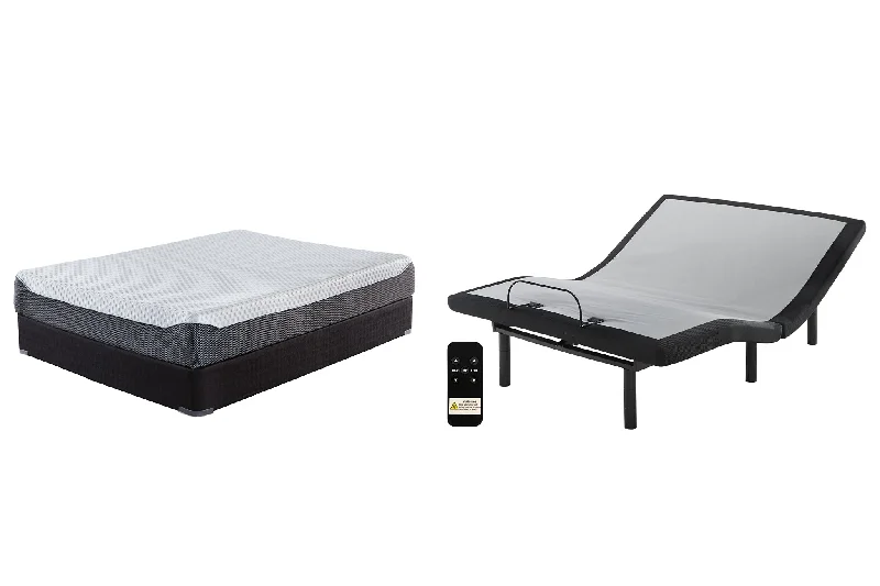 Gel - infused memory foam mattresses for cooler sleep10 Inch Chime Elite Mattress with Adjustable Base