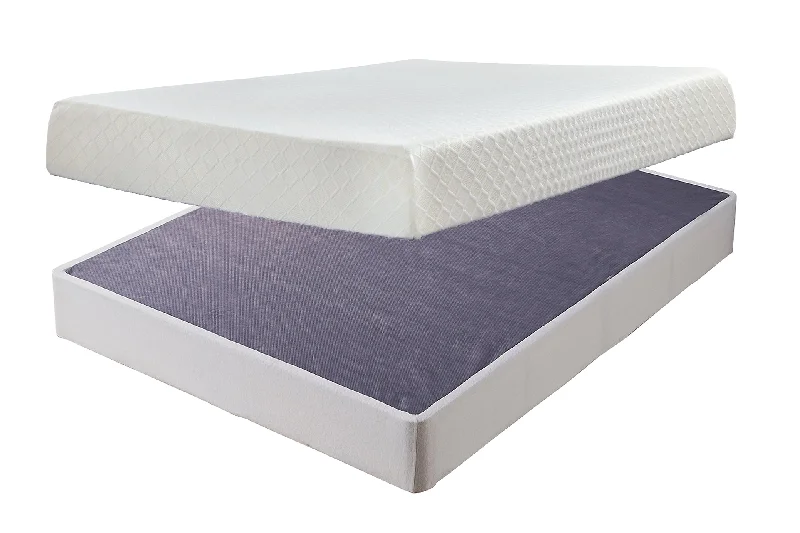 Memory foam mattresses for pressure relief and contouring10 Inch Chime Memory Foam Mattress with Foundation