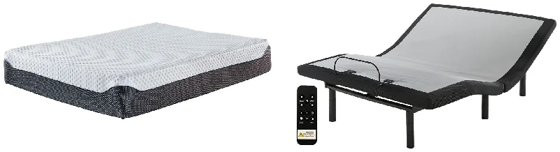 Memory foam mattresses for pressure relief and contouring12 Inch Chime Elite Mattress with Adjustable Base