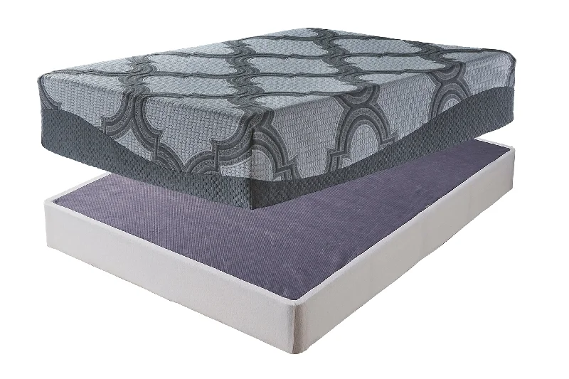 Hybrid mattresses combining foam and innerspring technology14 Inch Ashley Hybrid Mattress with Foundation