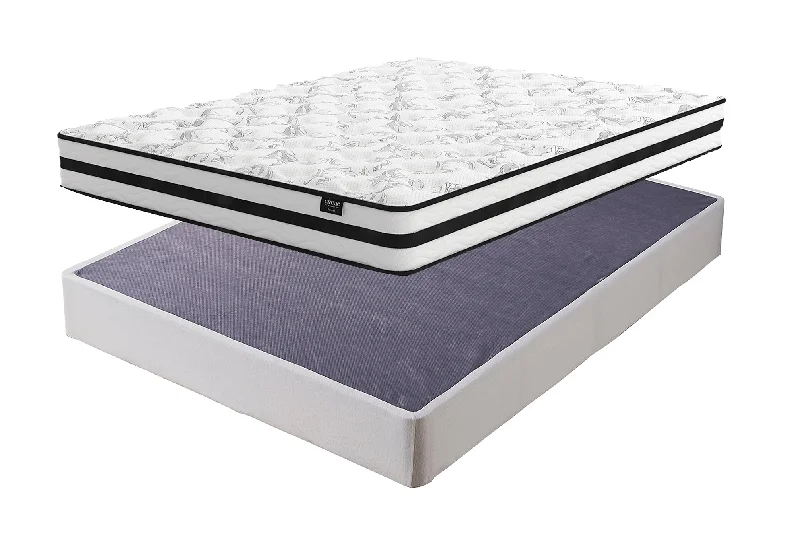 Organic cotton mattresses for a chemical - free sleep surface8 Inch Chime Innerspring Mattress with Foundation