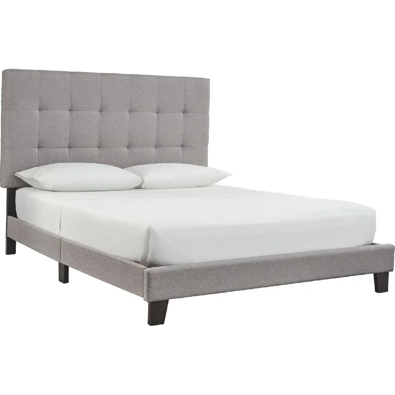 Natural latex and organic cotton blend mattressesAdelloni Bed - Gray