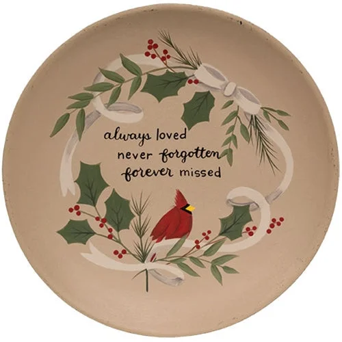 Always Loved Cardinal Plate