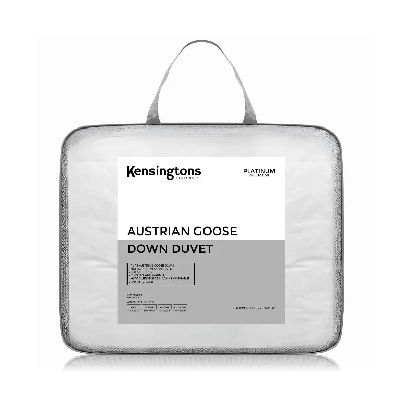 Moisture - wicking duvet covers to prevent night sweatsAustrian Goose Down Duvets - 13.5 All Season Tog