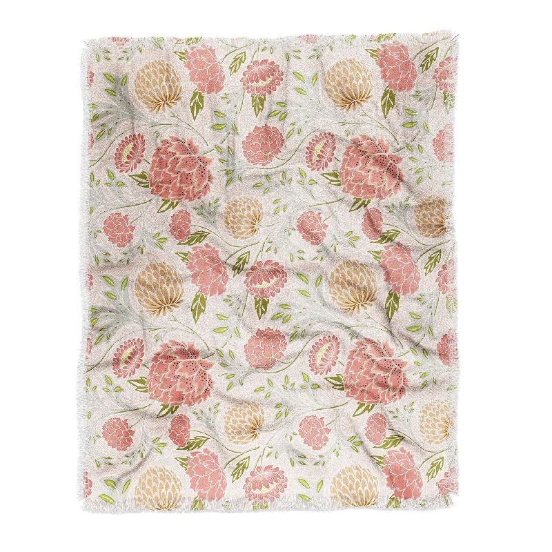 Silk blankets with a smooth and elegant touchAvenie Countryside Garden Floral Iv Throw Blanket