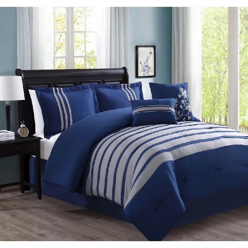 Synthetic - filled comforters like polyester for affordability and hypoallergenic propertiesAvondale Manor Anastasia 6-piece Comforter Set