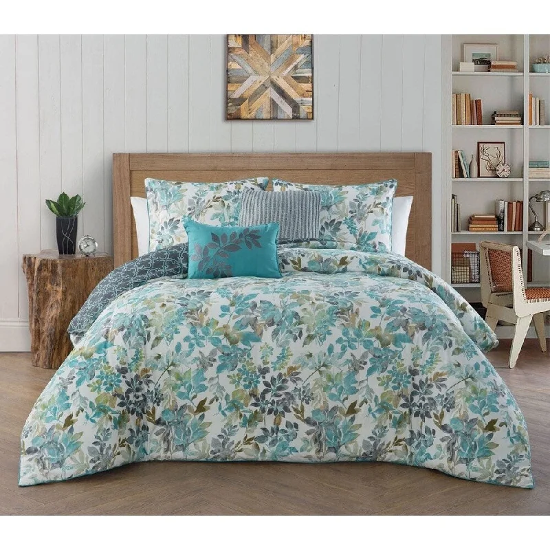 Cotton - filled comforters for a breathable and natural sleep experienceAvondale Manor Cali 5-piece Reversible Comforter Set