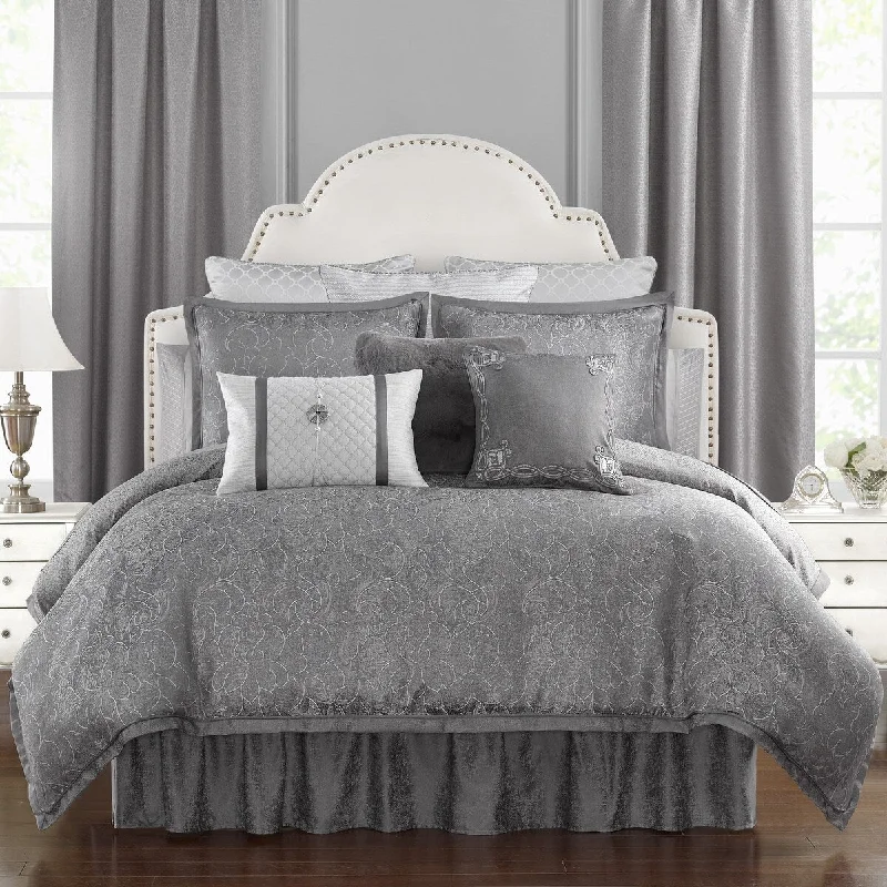 Synthetic - filled comforters like polyester for affordability and hypoallergenic propertiesBelissa 4 Piece Comforter Set