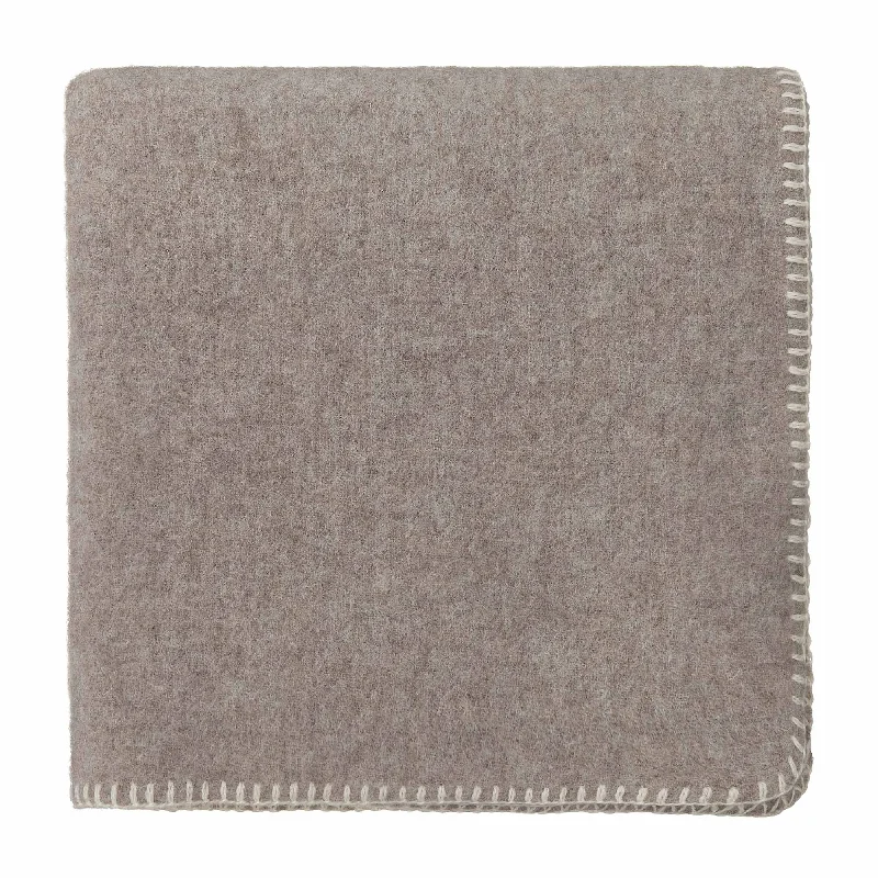 Synthetic fiber blend blankets for a budget - friendly choiceAspan Blanket [Beige/Off-white]