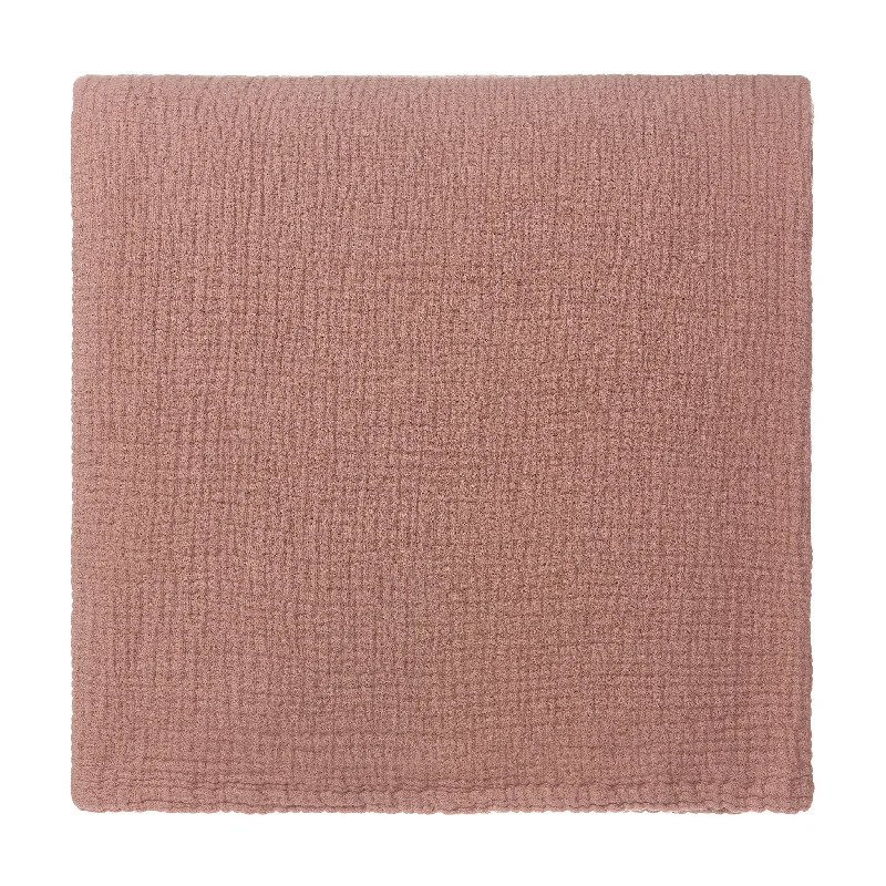 Cashmere blankets for ultimate softness and luxurySierra Organic Cotton Blanket [Earth Clay]