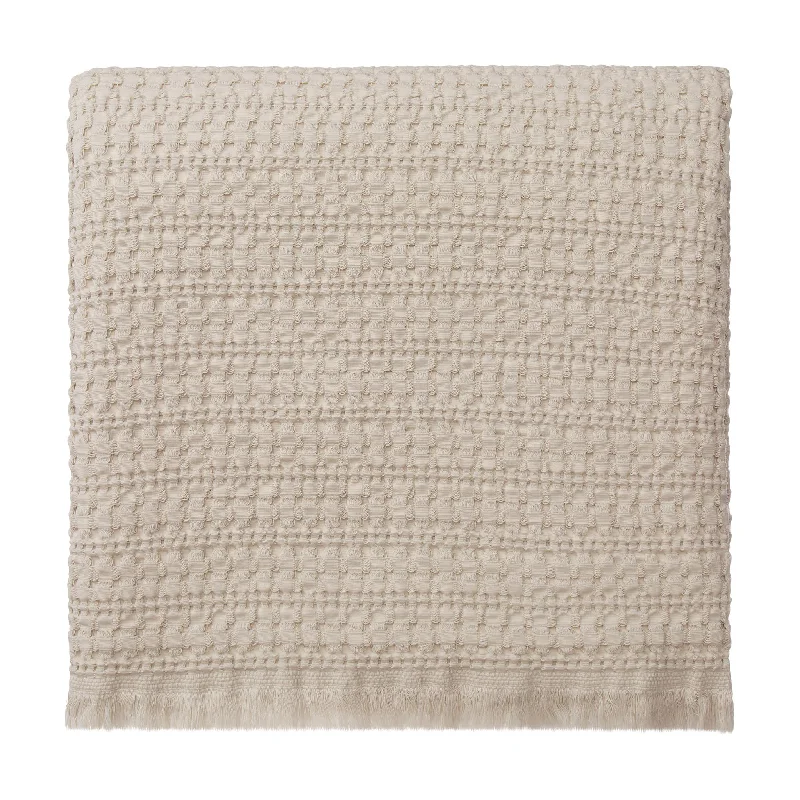 Recycled polyester blankets for an eco - conscious optionAnuda Cotton Blanket [Natural]