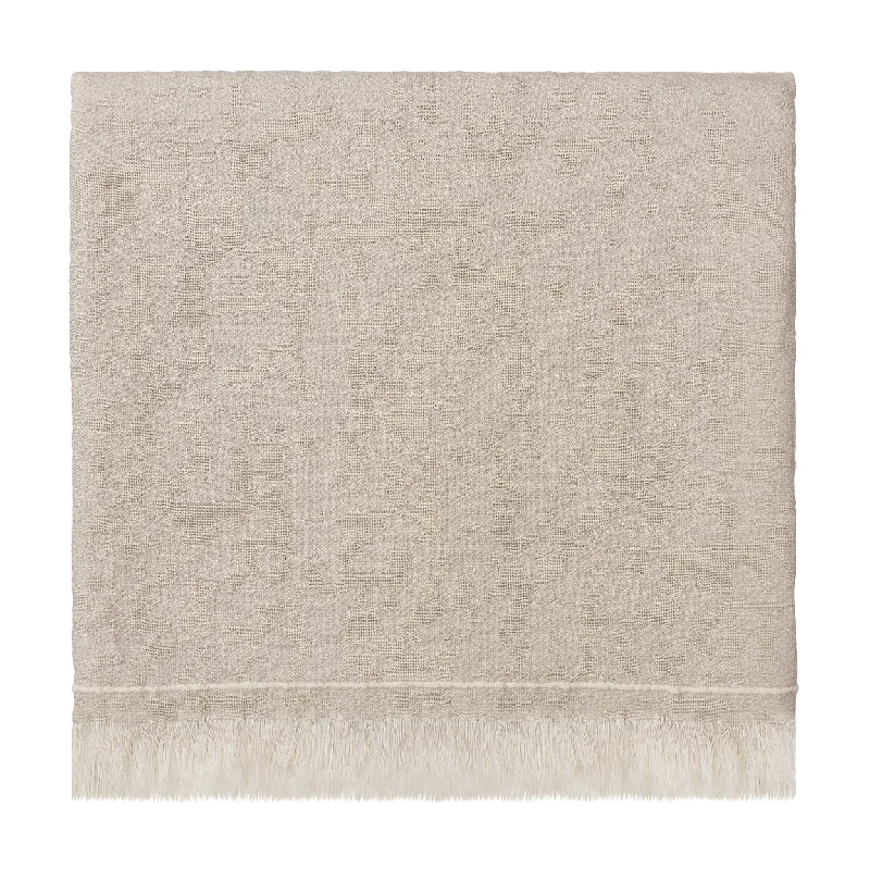 Recycled polyester blankets for an eco - conscious optionPraia Organic Cotton Seacell Blanket [Natural]