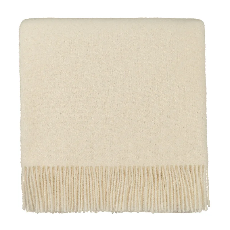 Wool blankets with natural warmth and insulationMiramar Blanket [Off-white]