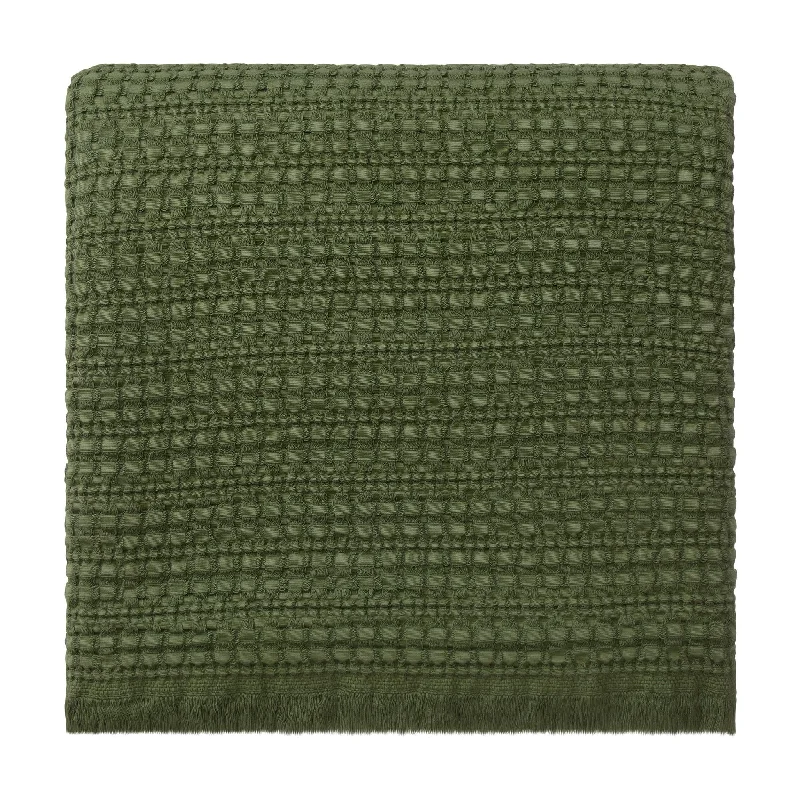 Wool blankets with natural warmth and insulationAnuda Cotton Blanket [Pine]