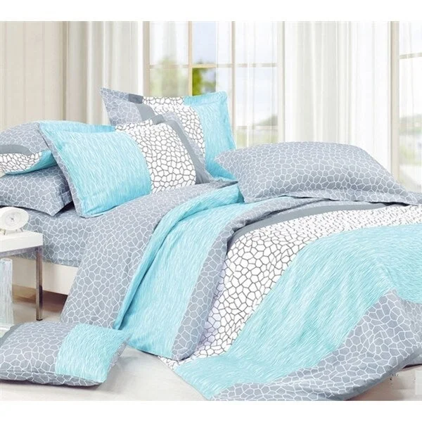 Cotton - filled comforters for a breathable and natural sleep experienceBYB Dove Aqua Comforter (Shams Not Included)