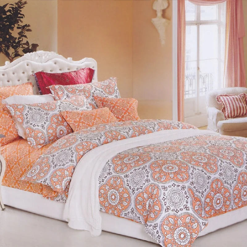 Full - size comforters suitable for full - sized beds in guest rooms or small bedroomsBYB Mandala Peach Twin XL 2-piece Comforter Set