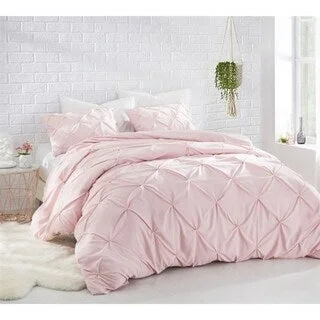 Cotton - filled comforters for a breathable and natural sleep experienceBYB Rose Quartz Pin Tuck Comforter