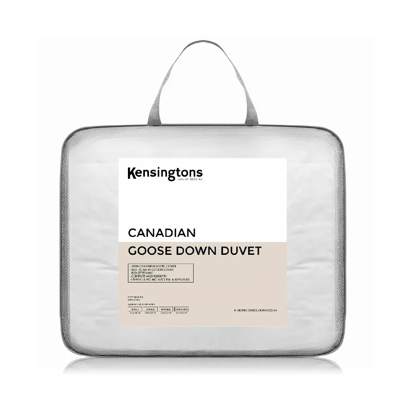 Stain - resistant duvet covers for easy maintenanceCanadian Goose Down Duvets - 15 All Season Tog