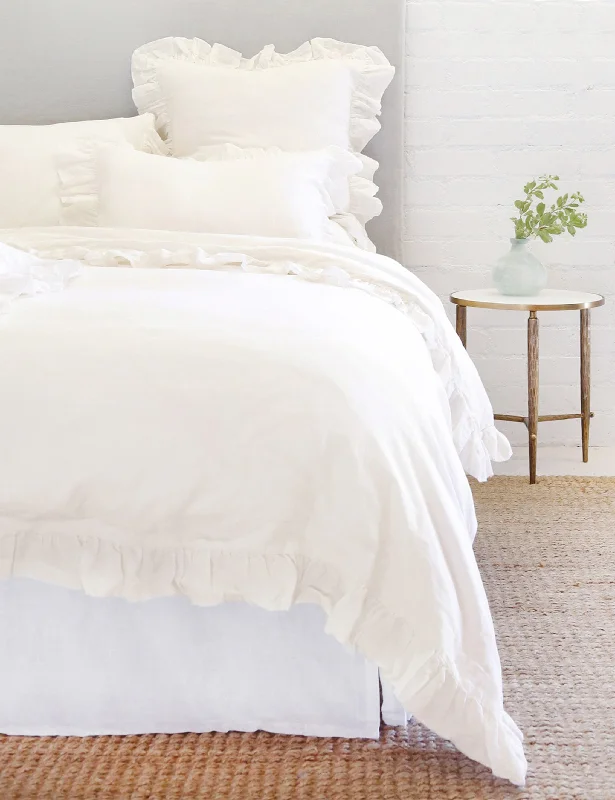 Moisture - wicking duvet covers to prevent night sweatsCharlie Linen Duvet by Pom Pom at Home