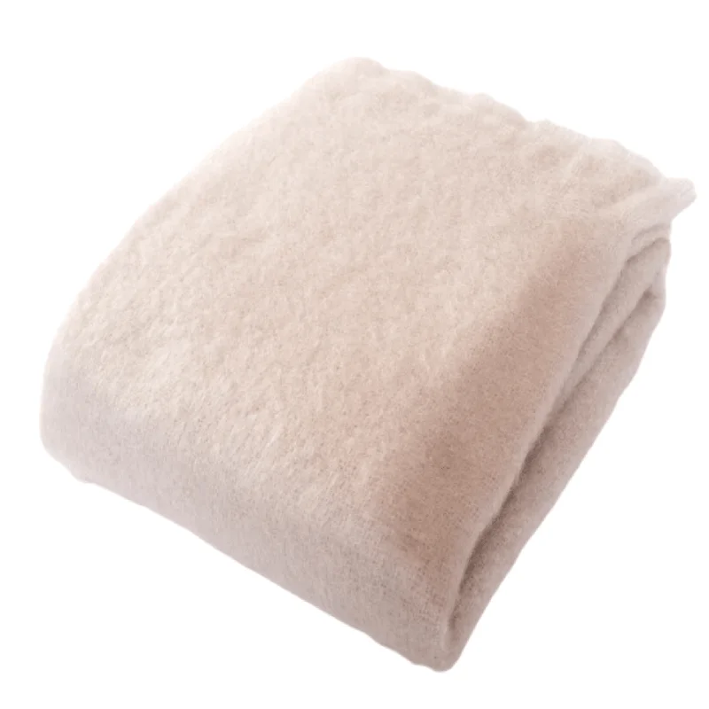 Silk blankets with a smooth and elegant touchCloud Luxe Mohair Throw Blanket